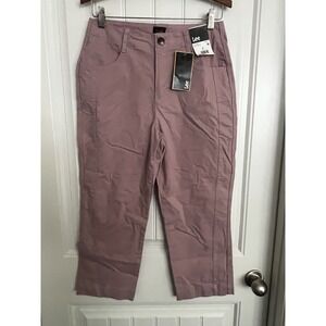 New Women's Lee 23" Capri Pants 6M Soft Maybe Pink 29X23 Cropped Pant‎ 637